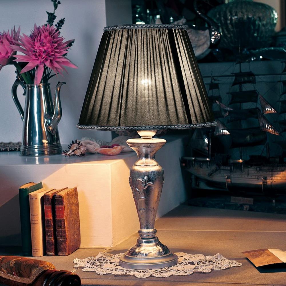 elegans klasszikus asztali lampa fekete lampraernyovel ezust elokelo luxus minosegi dolgozoszoba asztal diszes barokk mediterran polgari komod vilagitas ejjeliszekreny haloszoba lameridiana.jpg